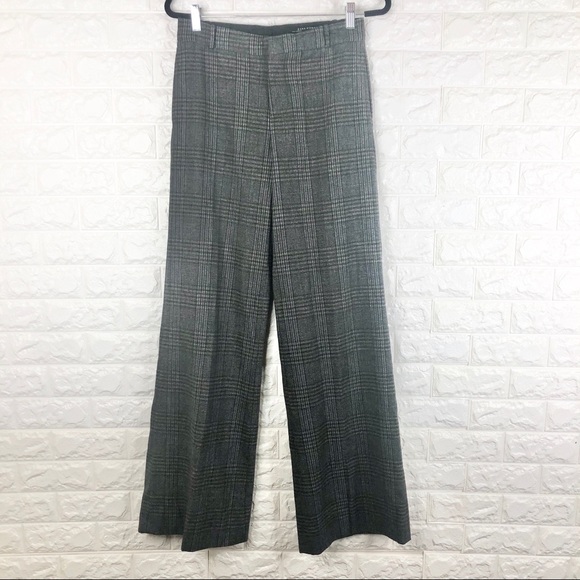 Zara Pants - Zara High Waisted Wide Leg Trouser Pants